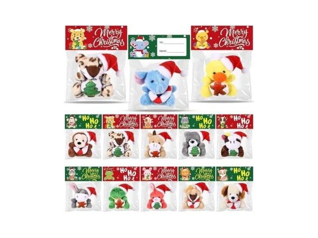 Sotiff 36 Pcs 12 Set Christmas Mini Stuffed Animal… Code