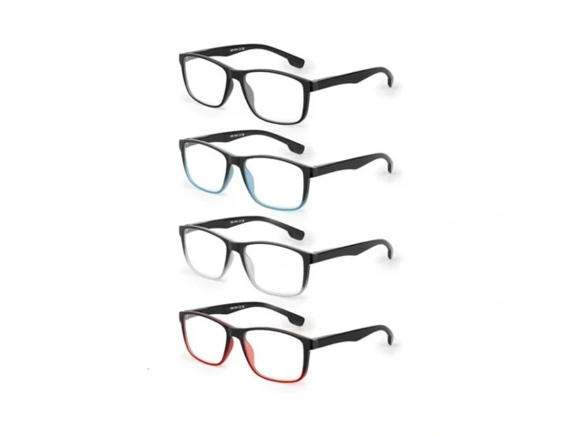 Jolisu 4 Pack Reading Glasses For Men Blue Light… Code