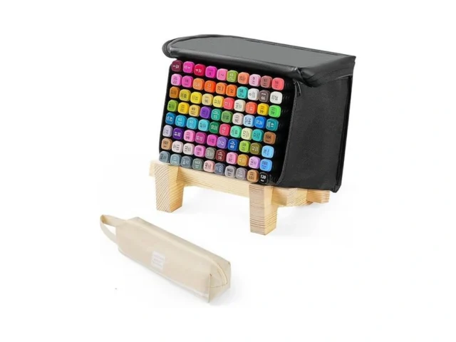 Fzooua Marker Case Holder Wooden Stand For Alcohol… Code