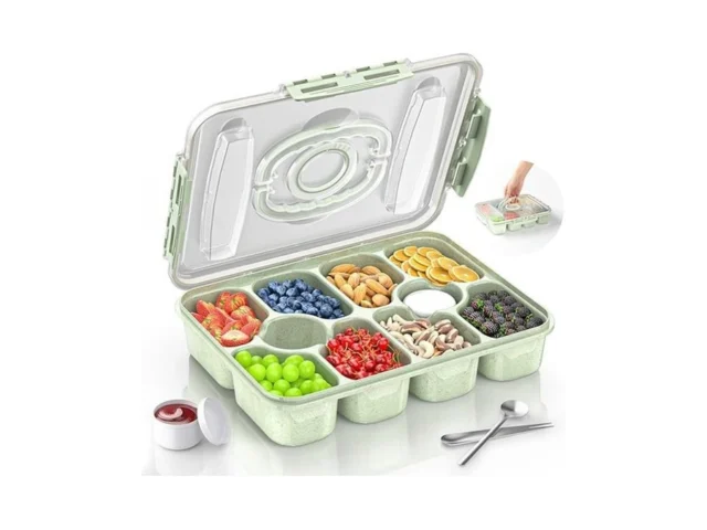 Gzokmog Snackle Box Container – Dishwasher Safe… Code