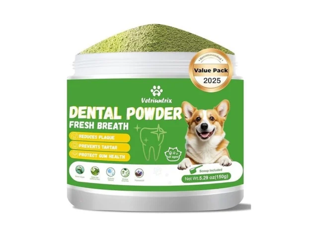 Vetriuntrix Dog Teeth Cleaning Powder Dog Dental… Code