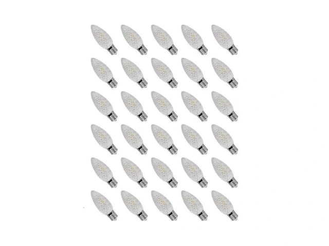 Adirxon 30-pack Faceted C9 Led Replacement Bulbs… Code