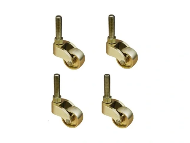 Solid Brass Caster Wheel Vintage Castors For… Code