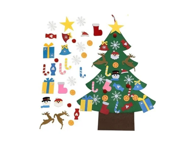 Patina Diy Felt Christmas Tree With Ornaments -… Code