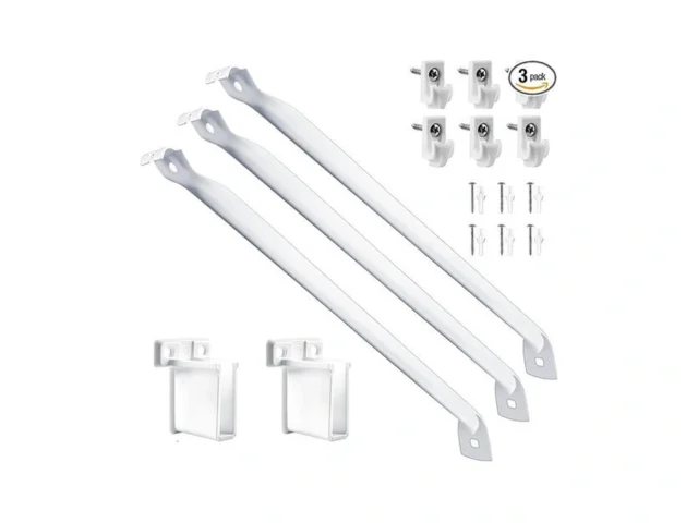 12 Inch Wire Shelf Brackets Set – Heavy Duty Steel… Code