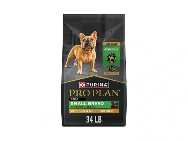 Purina Pro Plan Small Breed Dog Food Shredded Blend…