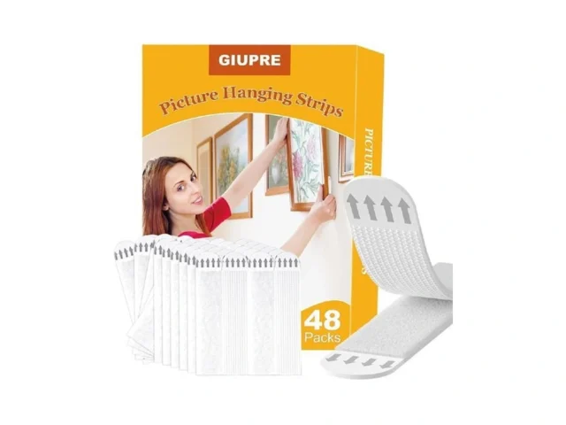 Giupre Picture Hanging Strips – 24-pairs 48 Strips… Code
