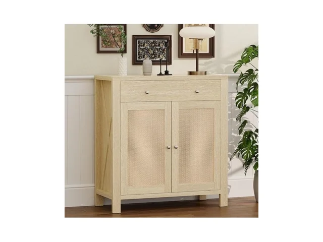 Mechyin 31 Buffet Cabinet Farmhouse Coffee Bar… Code