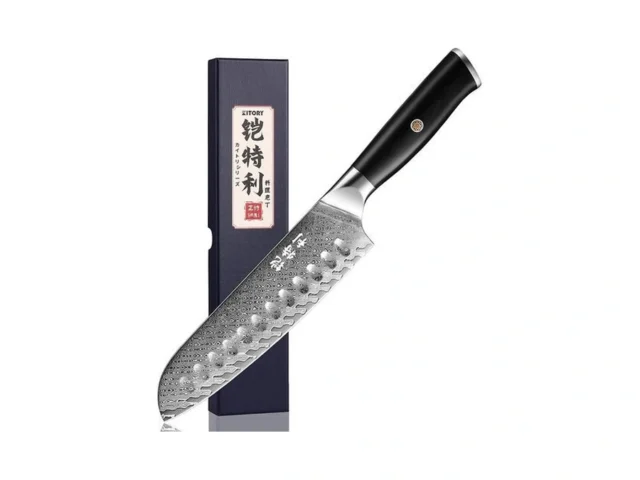 73 Layers Damascus Santoku Knife 7 10cr15comov Hc… Code