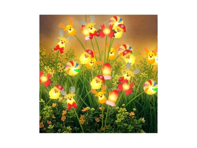 Christmas Solar Garden Lights Outdoor 4 Pack 24 Led…