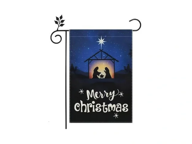 Merry Christmas Decorative Garden Flag -… Code