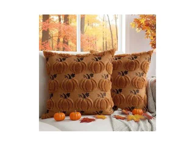 Thmyo Fall Pumpkin Decorative Throw Pillow Covers… Code