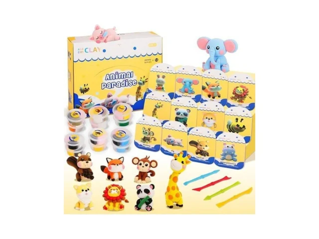 Air Dry Clay For Kids 12 Animal Modeling Clay For… Code