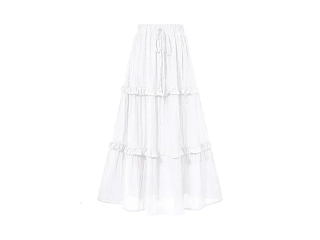Btfbm Women S Long Summer Skirt 2025 Elegant High… Code