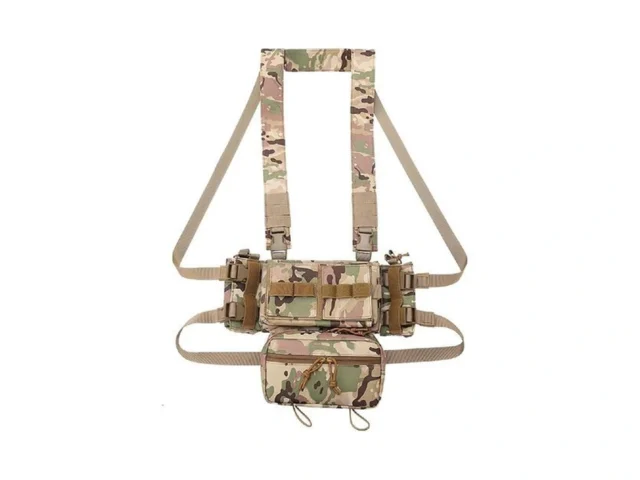 Adjustable Molle Tactical Chest Rig – Includes Mag… Code