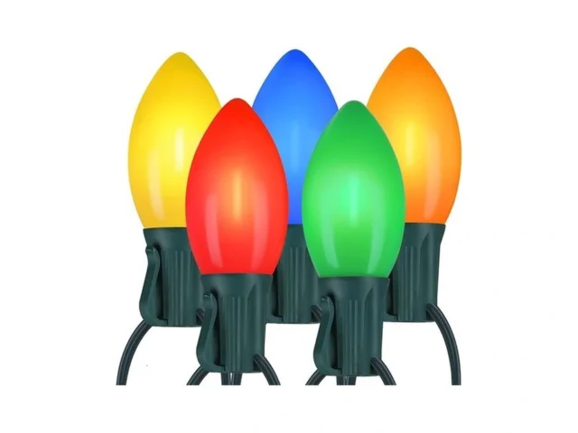 C9 Christmas Lights Outdoor Multicolor 150ft 75led… Code