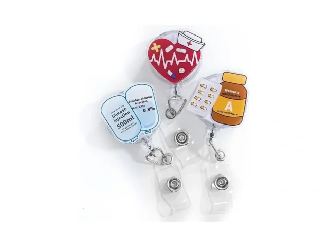 Pearkaihua 3pcs Badge Reel Funny Nurse Badge Reels… Code