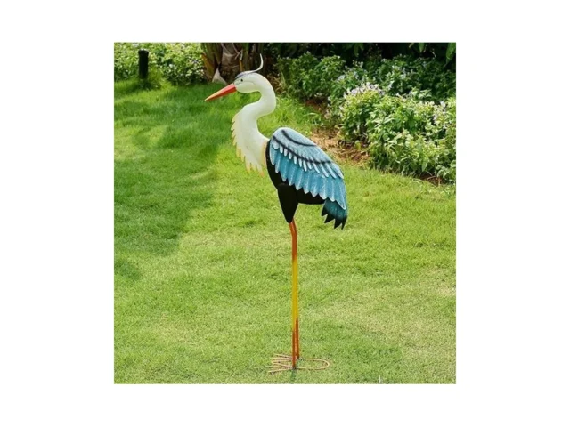 Crane Garden Metal Decor Statue – Large Standing… Code