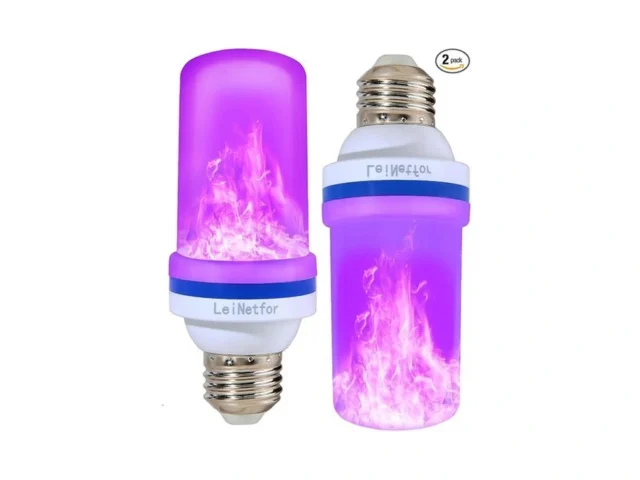 Leinetfor Smaller Led Purple Flame Light Bulbs -3w… Code