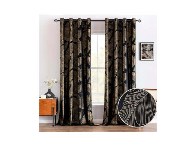 Miulee Black Velvet Blackout Curtains 84 Inches… Coupon
