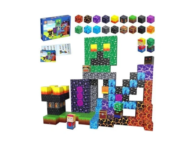 160pcs Magnetic Blocks Magnet Building Cube Build… Code