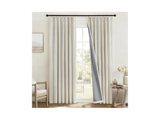 Miulee Linen Pinch Pleated 100 Blackout Curtains… Coupon