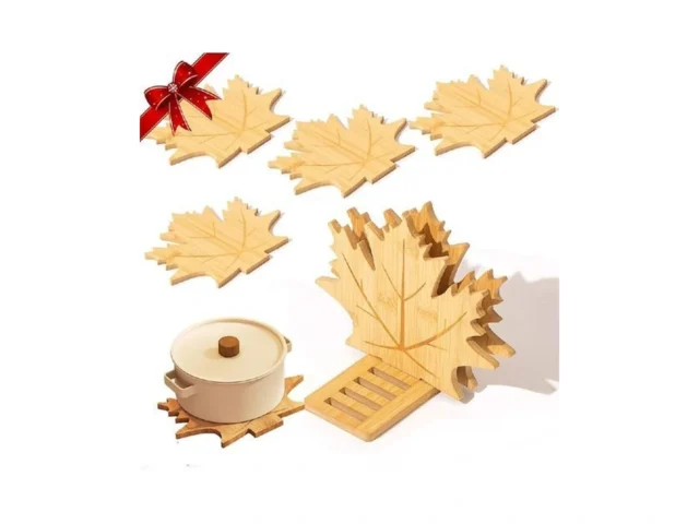 Erjiacun Bamboo Trivets For Hot Dishes Pots Pans -… Code