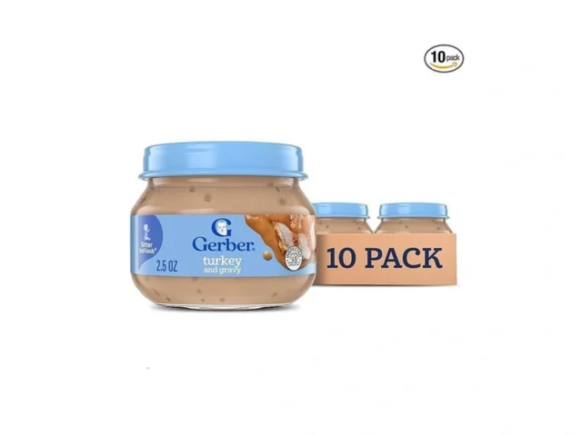 Gerber Stage 2 Baby Food Turkey And Gravy Jar Baby… Coupon