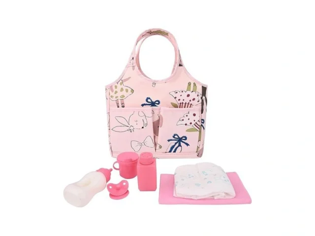 Bebamour 7 Pcs Baby Doll Diaper Bag Set Baby Doll… Code