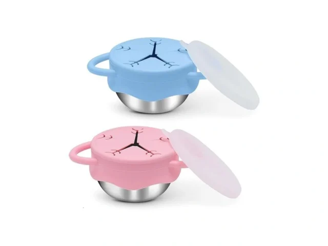 2 Pack Toddler Snack Containers 13 5oz Food Grade… Code