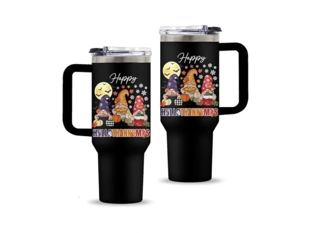 Uibunoo Christmas Tumbler With Handle Gnome Gifts… Code