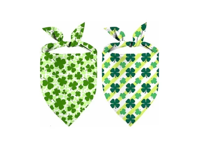 St Patrick S Day Dog Bandana 2 Pack Adjustable… Code