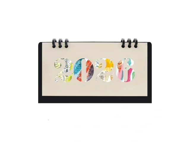 2026 Mini Desk Calendar Flip Monthly Memo Notes… Code
