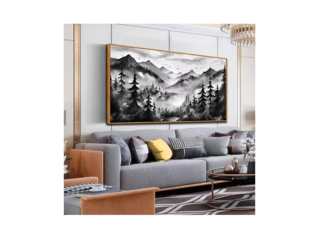 Cgxart Forest Wall Art For Living Room Large Size -…