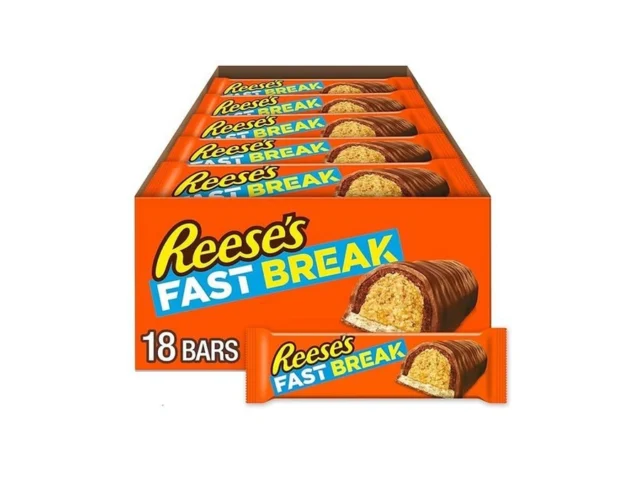 Reese S Fast Break Peanut Butter Nougat Candy Bars… Coupon