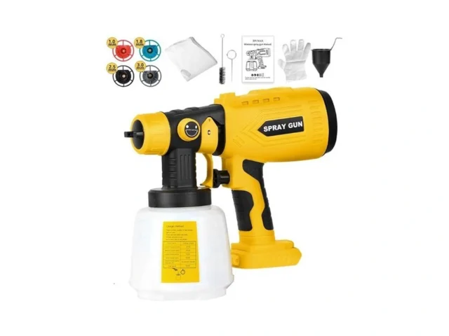 Paint Sprayer Compatible With Dewalt 20v Battery… Code