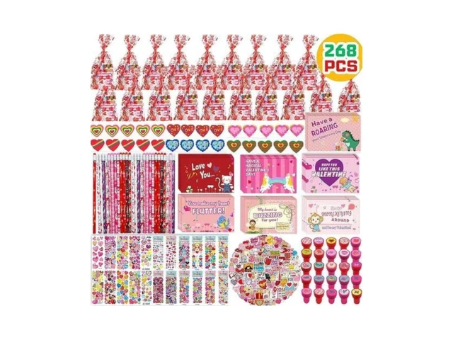 268pcs Valentines Day Cards For Kids School… Coupon