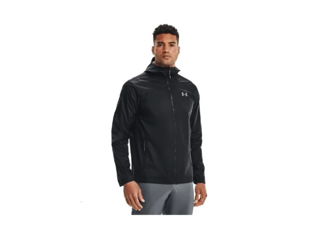 Under Armour Men S Forefront Rain Jacket Black 001… Coupon