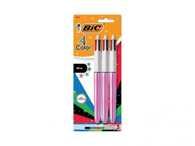Bic 4 Color Shine Retractable Ballpoint Pen With 1… Coupon