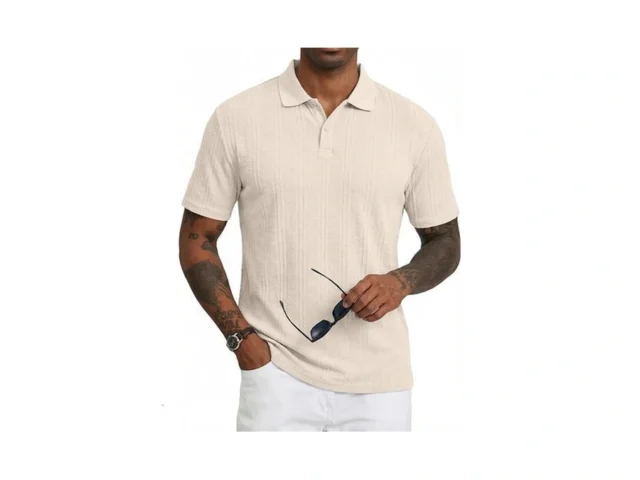 Jmierr Polo Shirts For Men Short Sleeve V-neck Old… Code