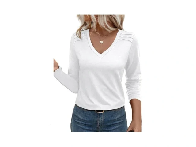 Justfashionnow Pleated Long Sleeve Shirts For Women… Code