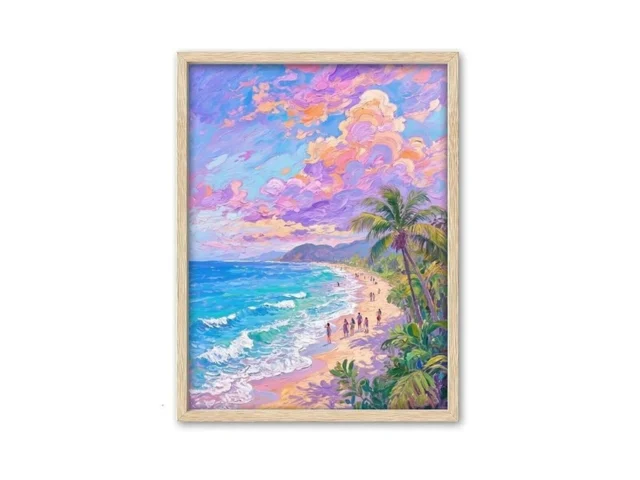 Beach Picture Wall Art For Home Decor Bay Coastal… Code