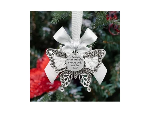 Christmas Butterfly Memorial Ornament In Loving… Code