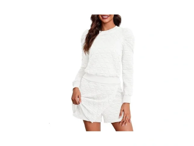 Fisoew Women S 2 Piece Lounge Wear Set Long Sleeve… Code