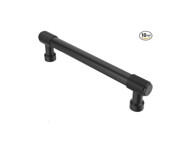 Alzassbg 10 Pack Matt Black Cabinet Pulls 5 Inch… Coupon