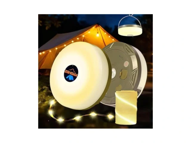 Camping String Lights 4-in-1 Quick Storage Durable… Code