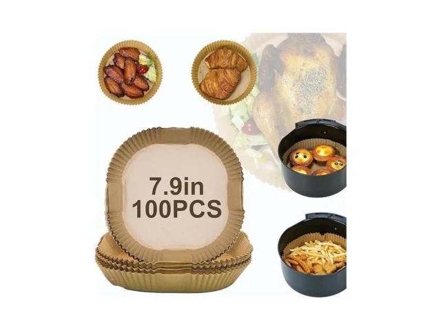 Promcrjex Air Fryer Disposable Paper Liners 100pcs… Code