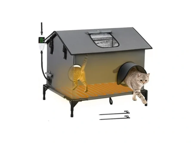 Large Heated Cat House For Outside Weatherproof… Code