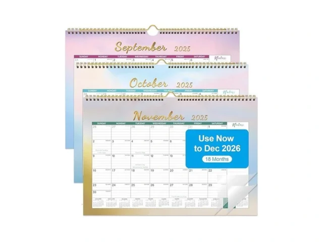 Gannyfer 2026 Wall Calendar 18-month Calendar… Code