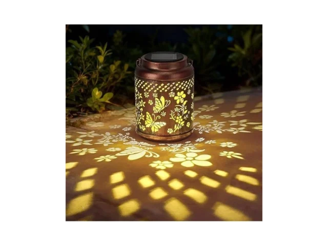Ziowio Butterfly Solar Lantern Outdoor Waterproof… Code